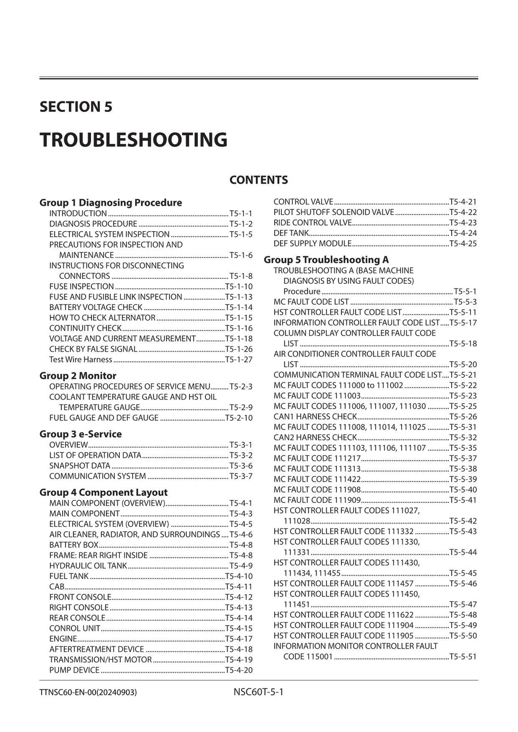 Hitachi ZW100-6 Wheel Loader Technical Manual Troubleshooting +Schematics