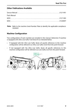 SKYTRAK 6034 6042 Telehandler Maintenance Operation Operators Manual 31211487