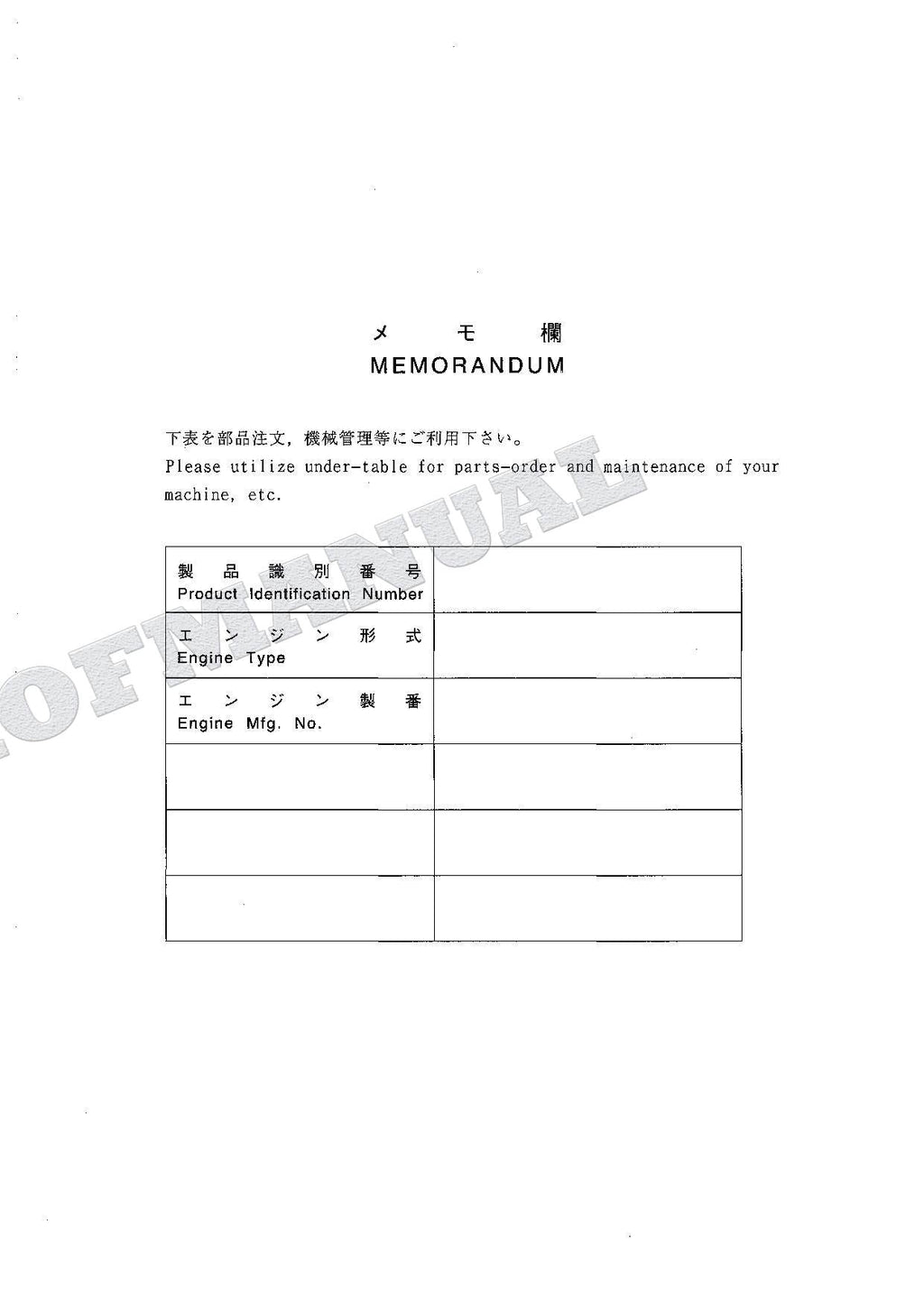 HITACHI EX75UR-1 EX75UR-3 EX135UR-1 ML Lght Crane Excavator Parts Catalog Manual