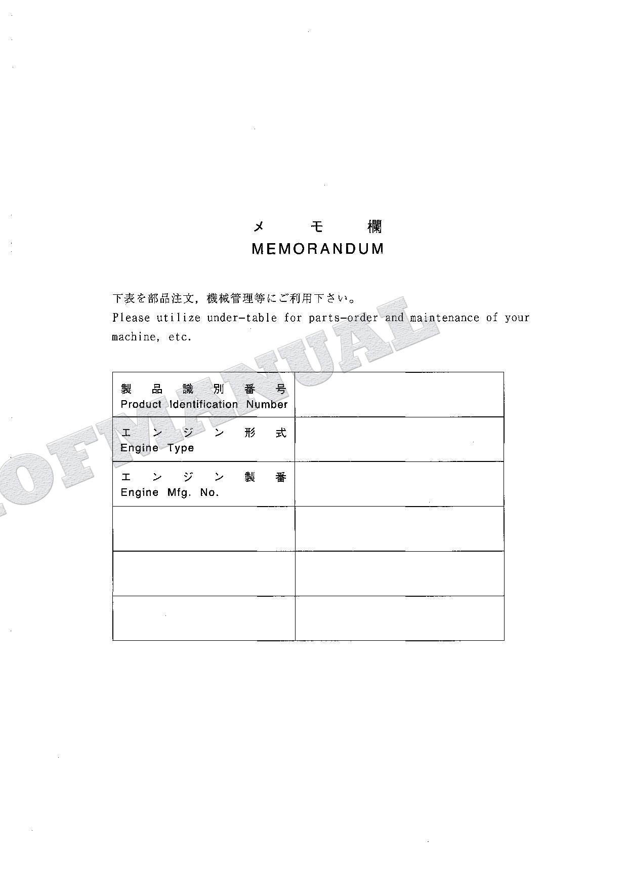 HITACHI EX75UR-1 EX75UR-3 EX135UR-1 ML Lght Crane Excavator Parts Catalog Manual