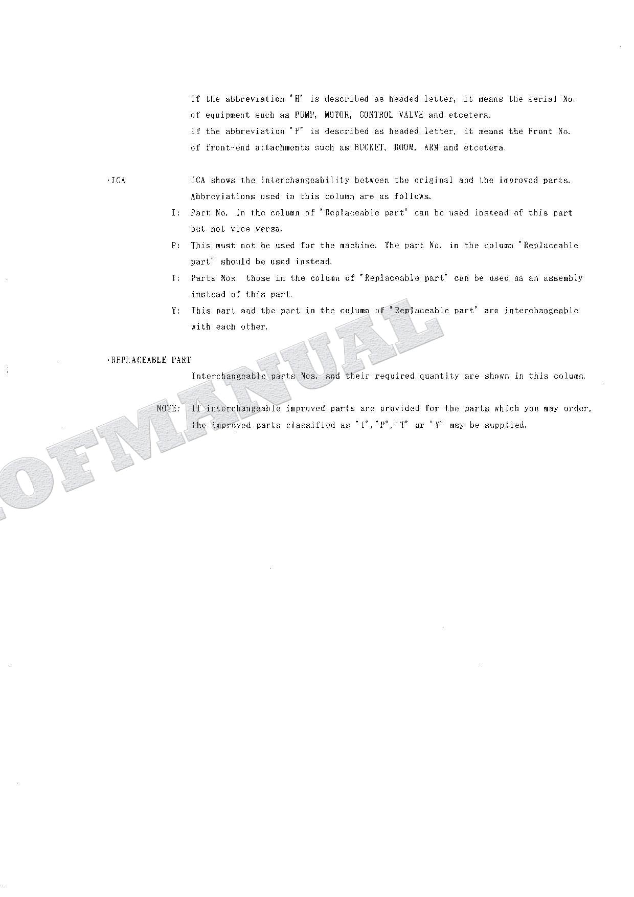 HITACHI EX60LCK-3 Excavator Parts Catalog Manual SN 25001-