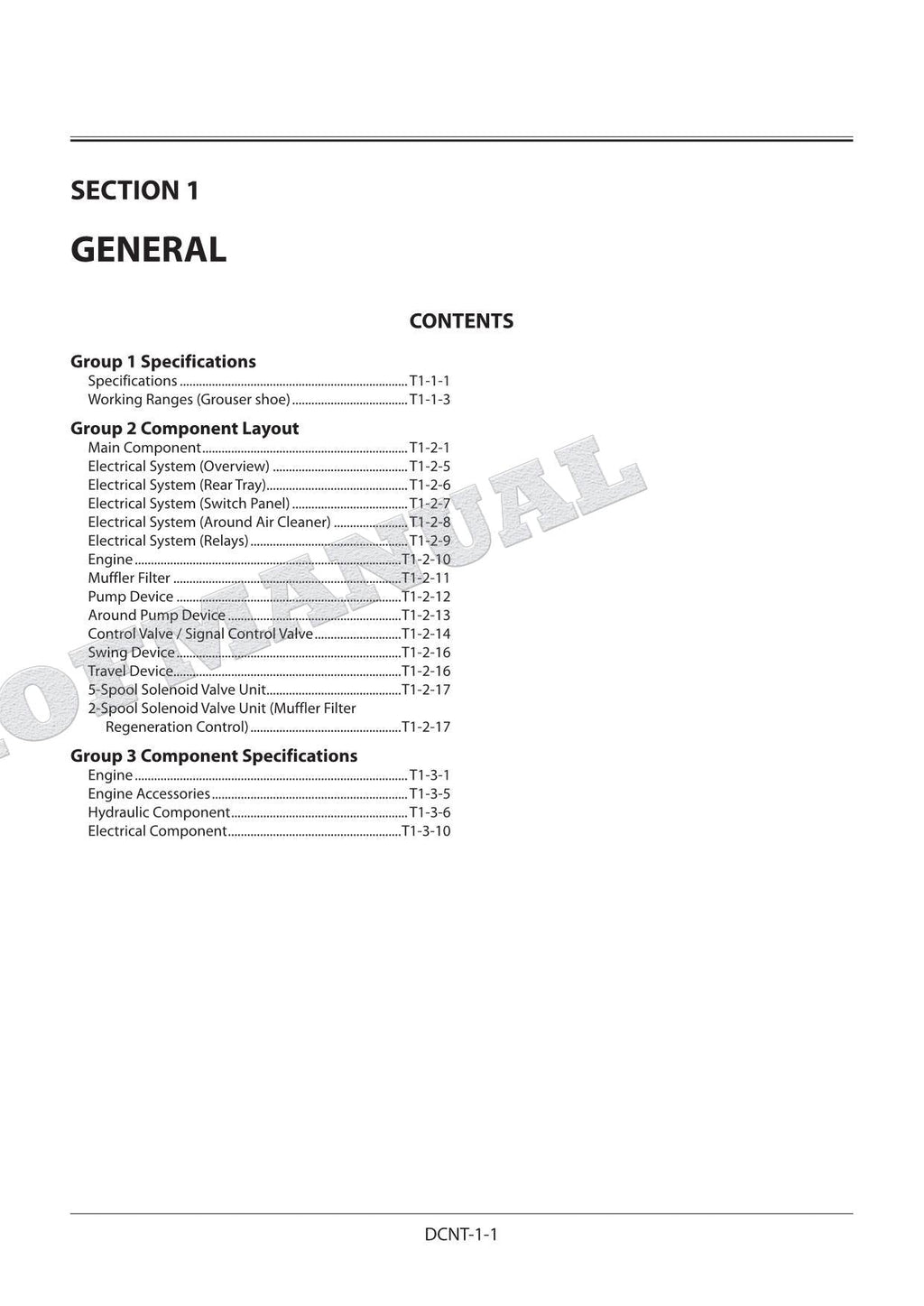 HITACHI ZX225USLC-5B ZX225USRLC-5B Excavator Service Manual Operat Princip