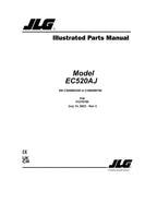 Manual del catálogo de piezas del elevador de pluma JLG EC520AJ C300000330-C300000700
