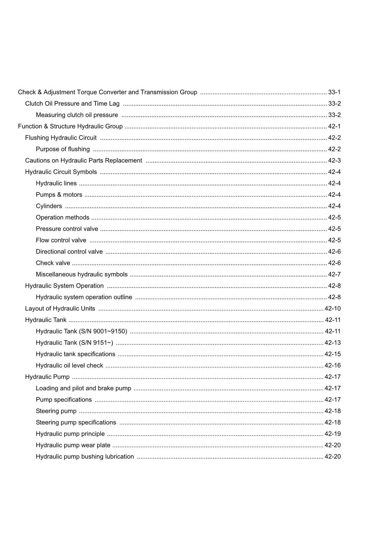 Hitachi ZW550 Wheel Loader Technical Manual Operational Principle TO11C5-E-01