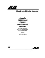 JLG E600 E600J E600JP M600 M600J M600JP Boom Lift Parts Catalog Manual