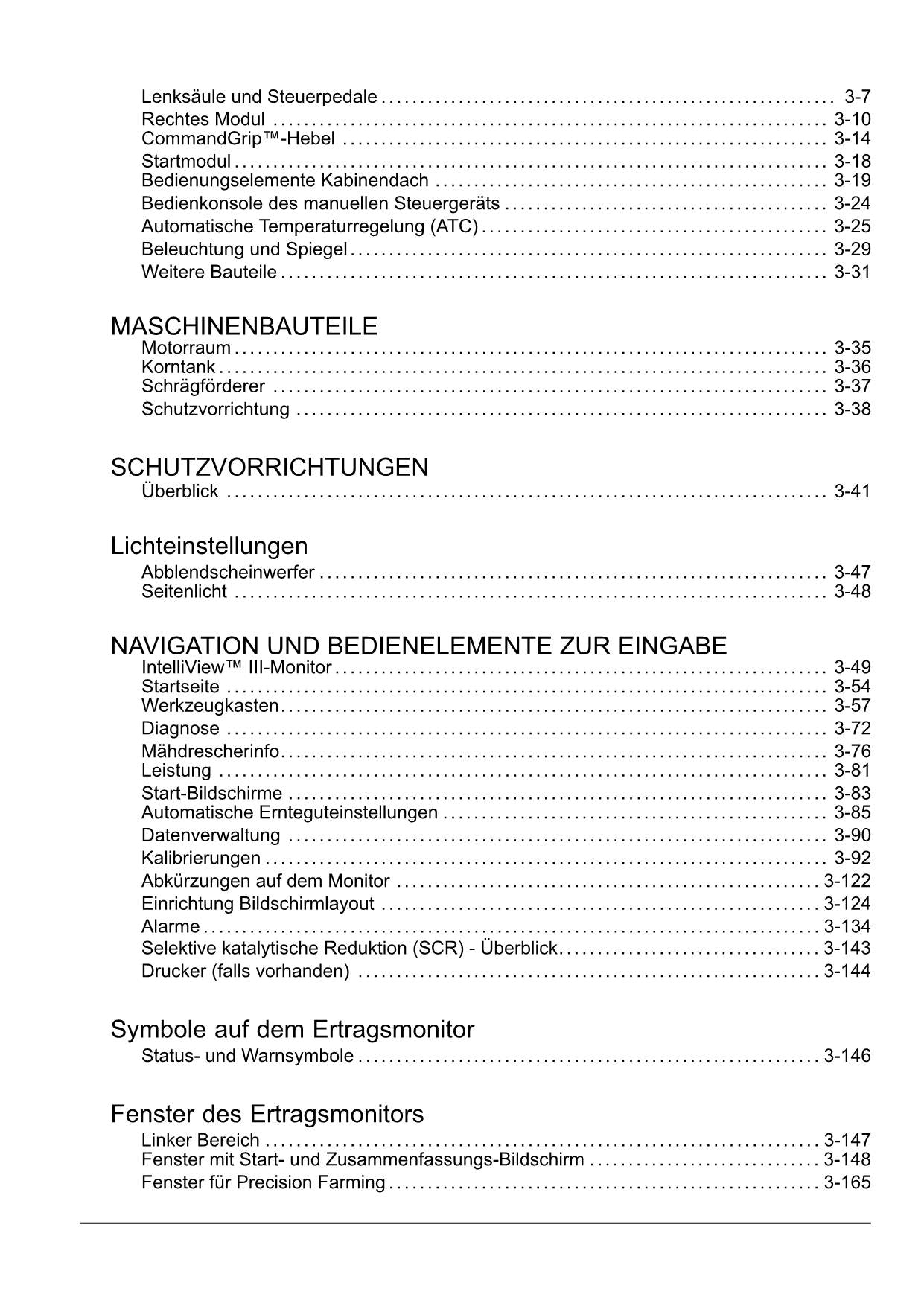 New Holland CX5080 CX5090 CX5090 Laterale Betriebsanleitung