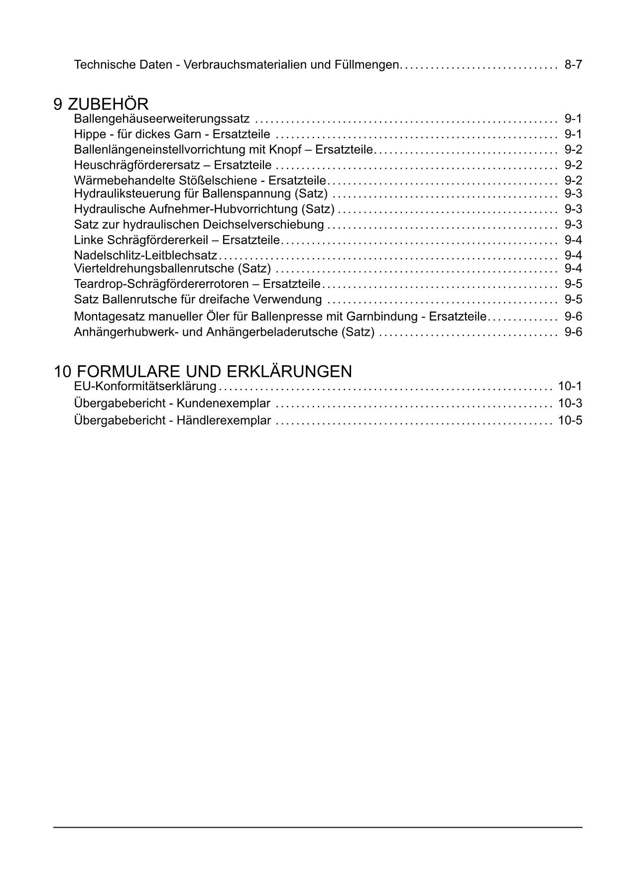 New Holland BC5060 BC5070 Quaderballenpresse Betriebsanleitung 48139965