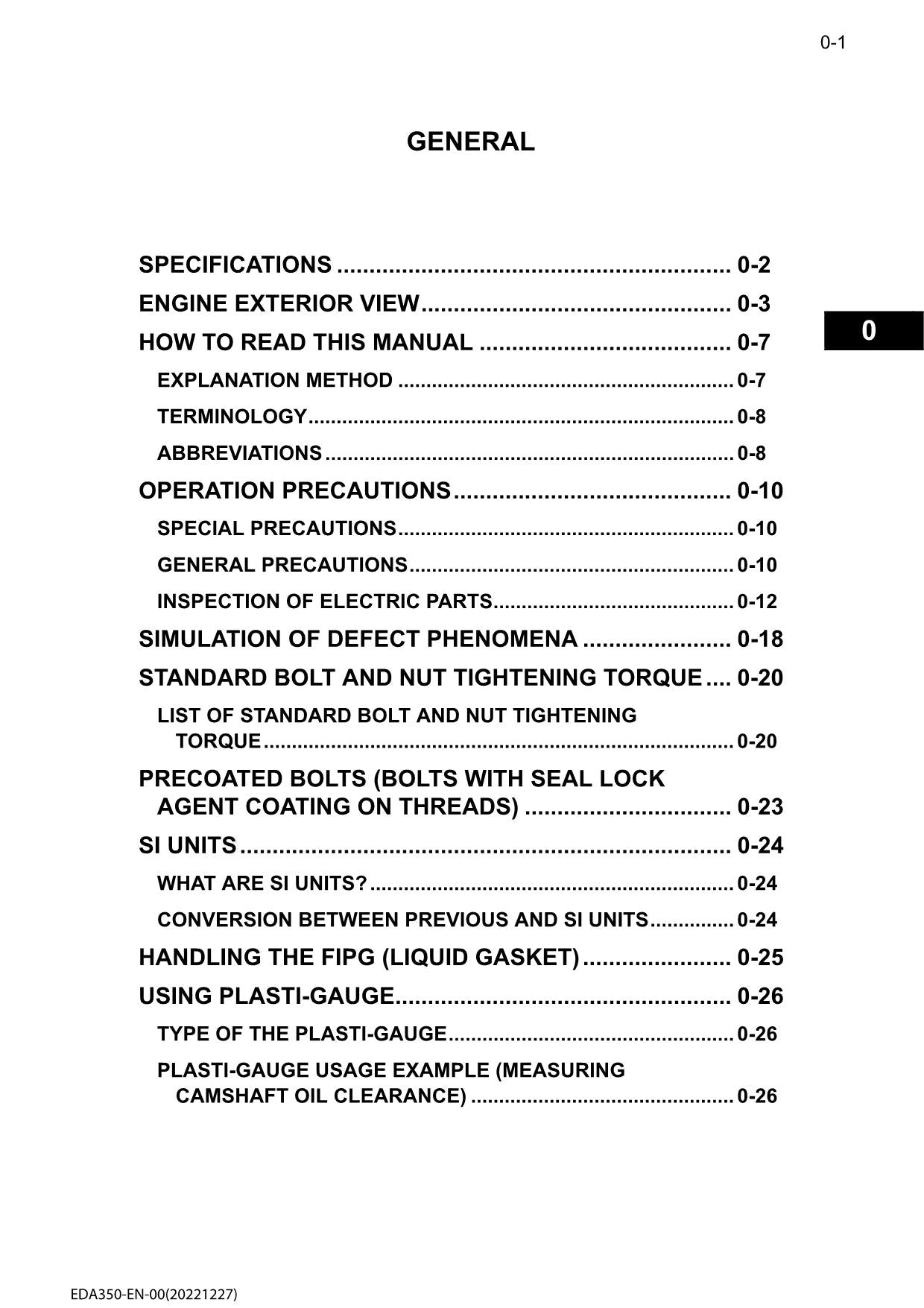 HITACHI 1KD Stage V Exhaust Emission Standard Engine Technical Service Manual