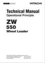 Hitachi ZW550 Wheel Loader Technical Manual Operational Principle TO11C5-E-01