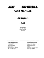Manual del catálogo de piezas del manipulador telescópico GRADALL JLG 544