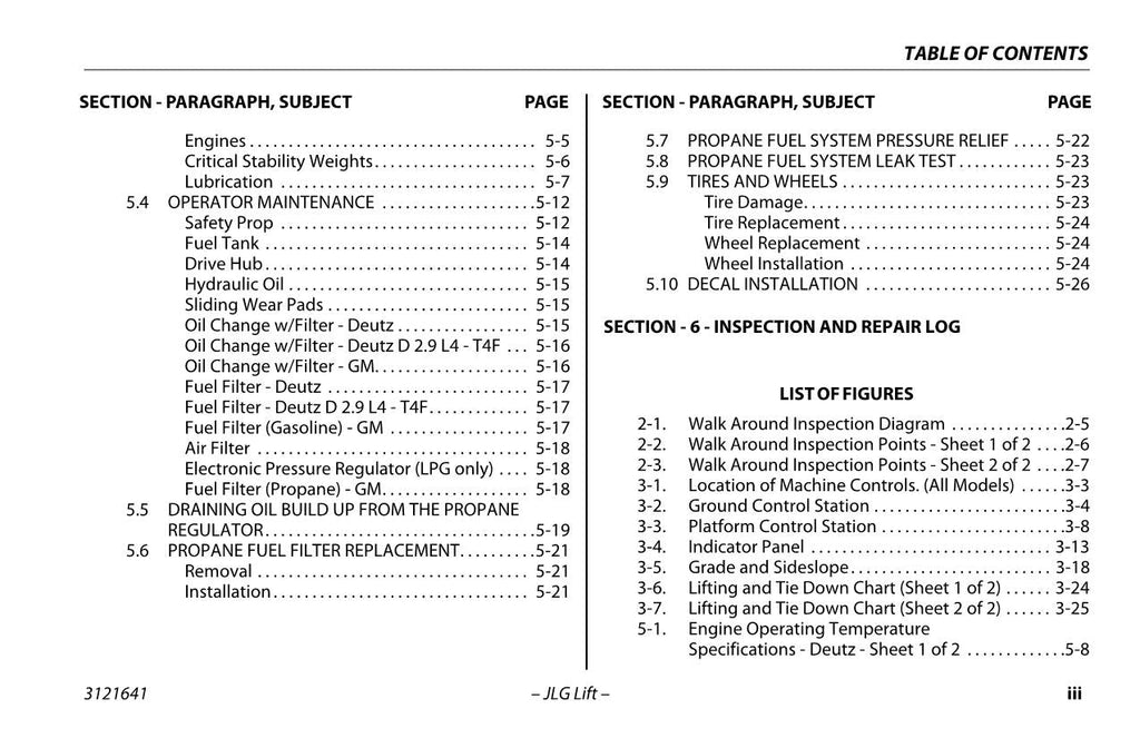 Manual del operador de mantenimiento y operación de elevadores de tijera JLG 3394RT 4394RT 3121641