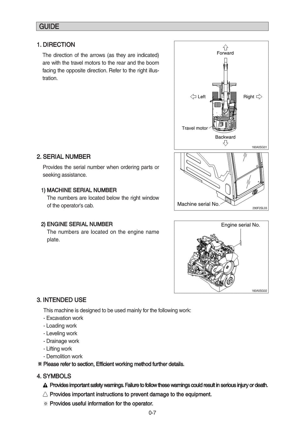 Manual de mantenimiento del operador de la excavadora sobre cadenas Hyundai HX160A L HX180A L