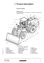 Liebherr L574 L574 S Wheel Loader Operators manual serial 0384