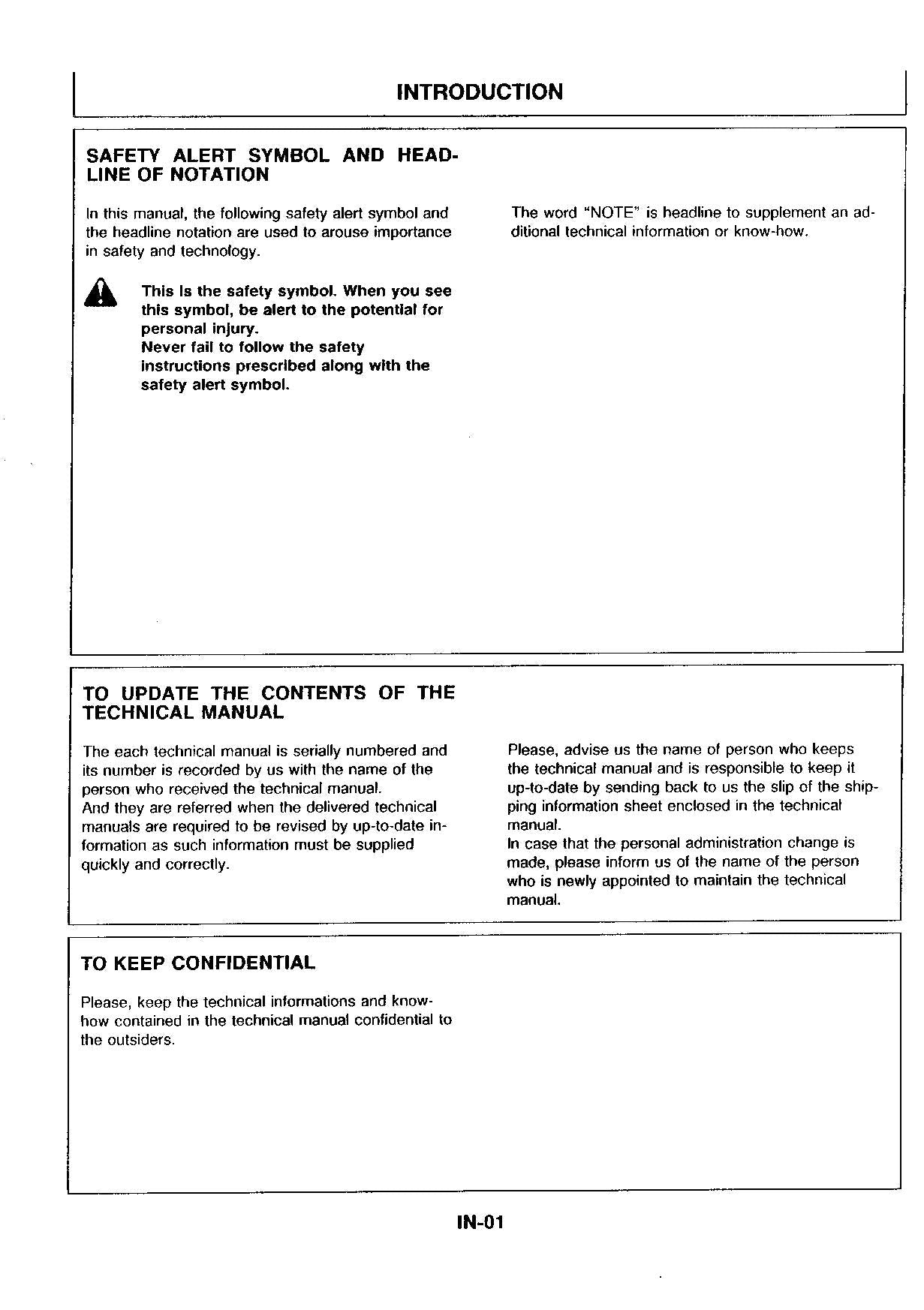 Hitachi EX30UR EX40UR Excavator Operational Test Troublesh Service Manual Scheme