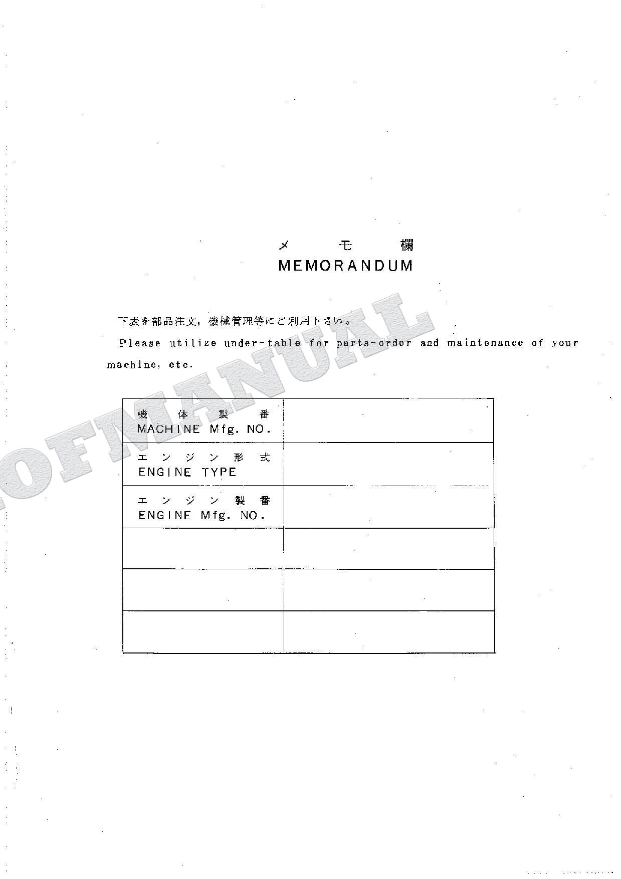 HITACHI EX120-5Z Lightweight FRONT CHINA Excavator Parts Catalog Manual