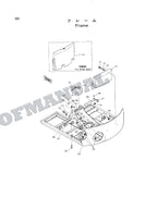 HITACHI EX60 Excavator Parts Catalog Manual S.N. 10001-