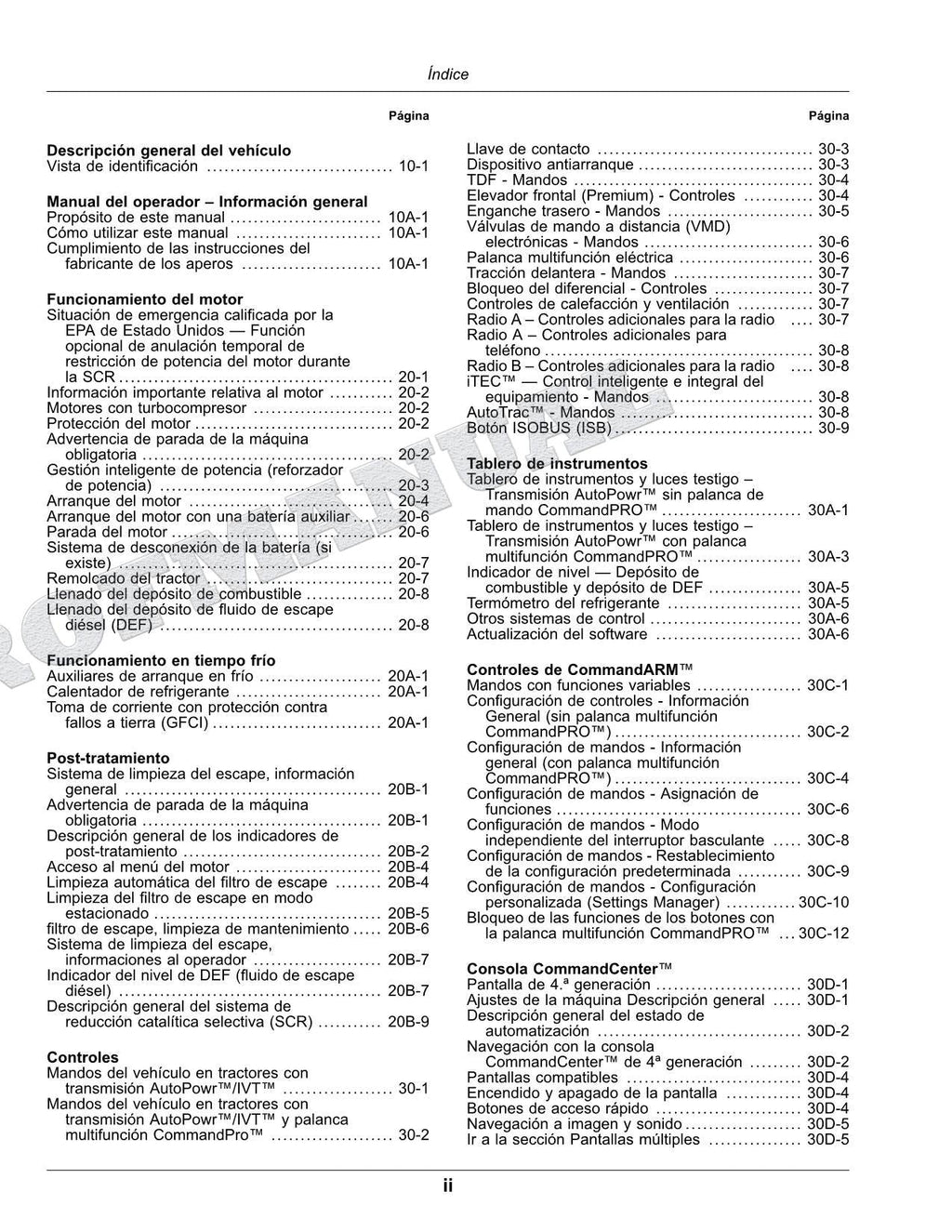John Deere 6230R 6250R Tractor Manual del Operador Español MY2019-