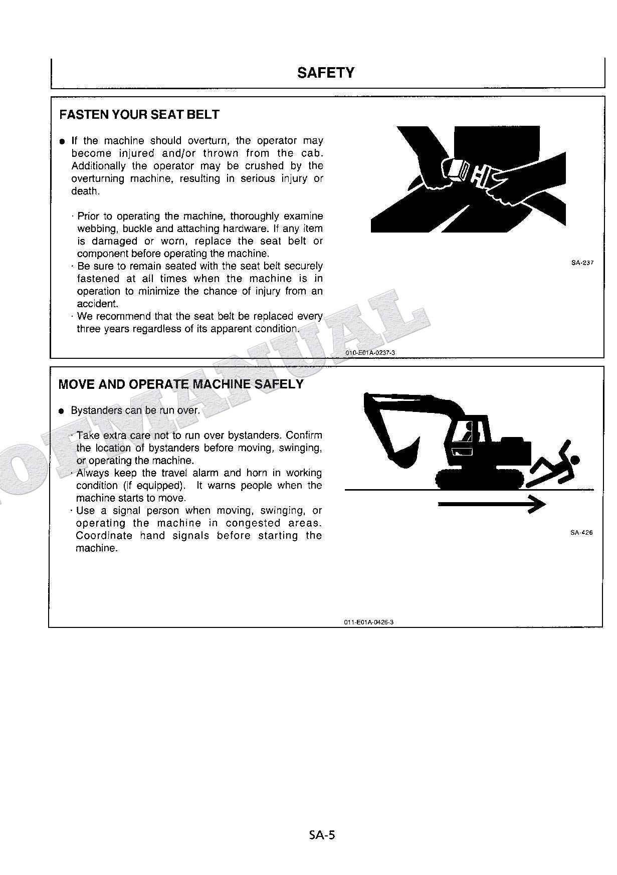 HITACHI EX300-3C Excavator Repair Service Workshop manual