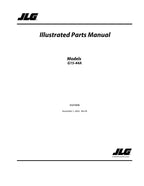 Manual del catálogo de piezas del manipulador telescópico JLG G15-44A