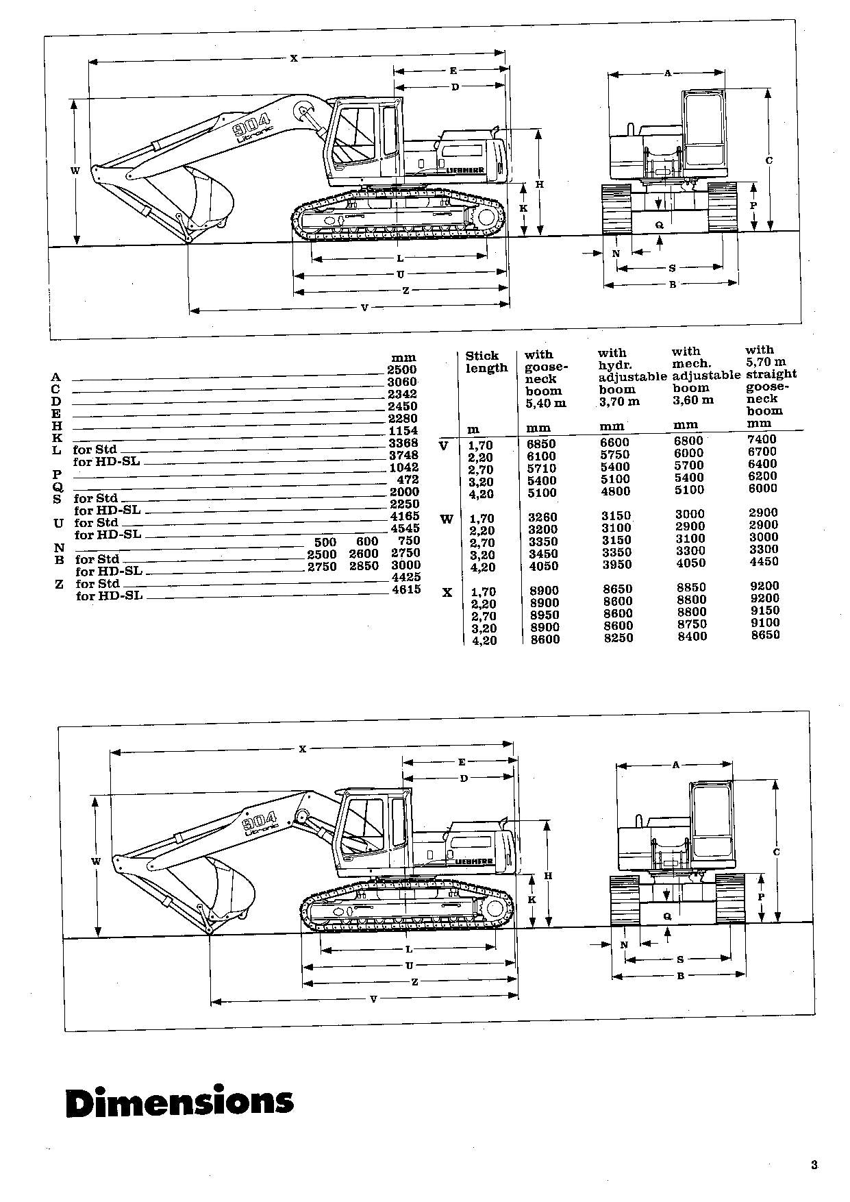 Liebherr R904 Litronic Excavator Operators manual serial 6001