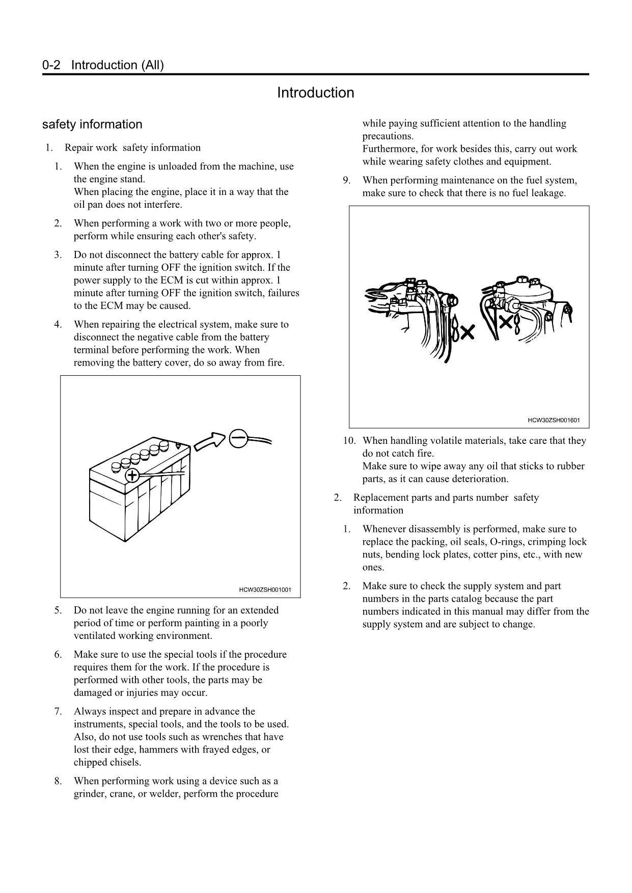 Hitachi 4HK1 GB3 STNDRD Operat Troubleshoot Workshop Engine Service manual EWDCY
