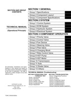Hitachi ZW140 ZW150 Wheel Loader Technical Manual Operational Principle