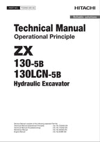 HITACHI ZAXIS ZX130-5B130LCN-5B Excavator Operational Principle Technical Manual
