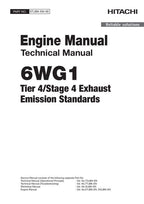 HITACHI 6WG1 ENGINE SERVICE MANUAL ETJBKEN00