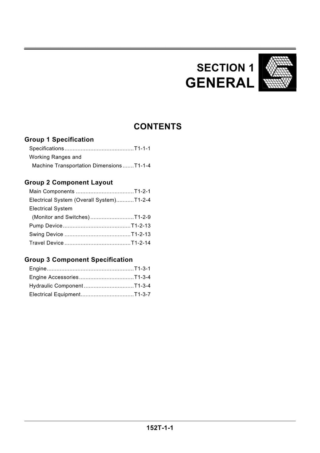 HITACHI EX60-5 EX75UR-3 EX75URLC-3 Operat Principle Excavator Technical Manual