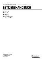 New Holland E175C E195C Bagger Betriebsanleitung 47512220