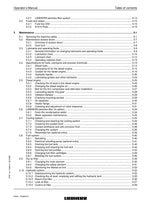 Liebherr P944 Excavator Operators manual