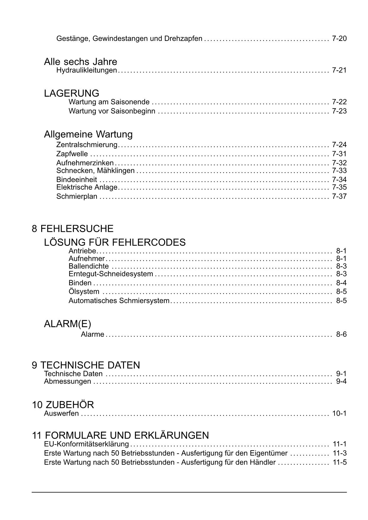 New Holland Roll Baler 125 Rundballenpresse Betriebsanleitung Ab 9012