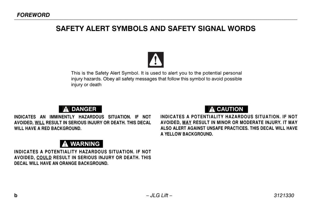 LIFTLUX 210-25 245-25 Scissor Lift Maintenance Operators Manual 3121330
