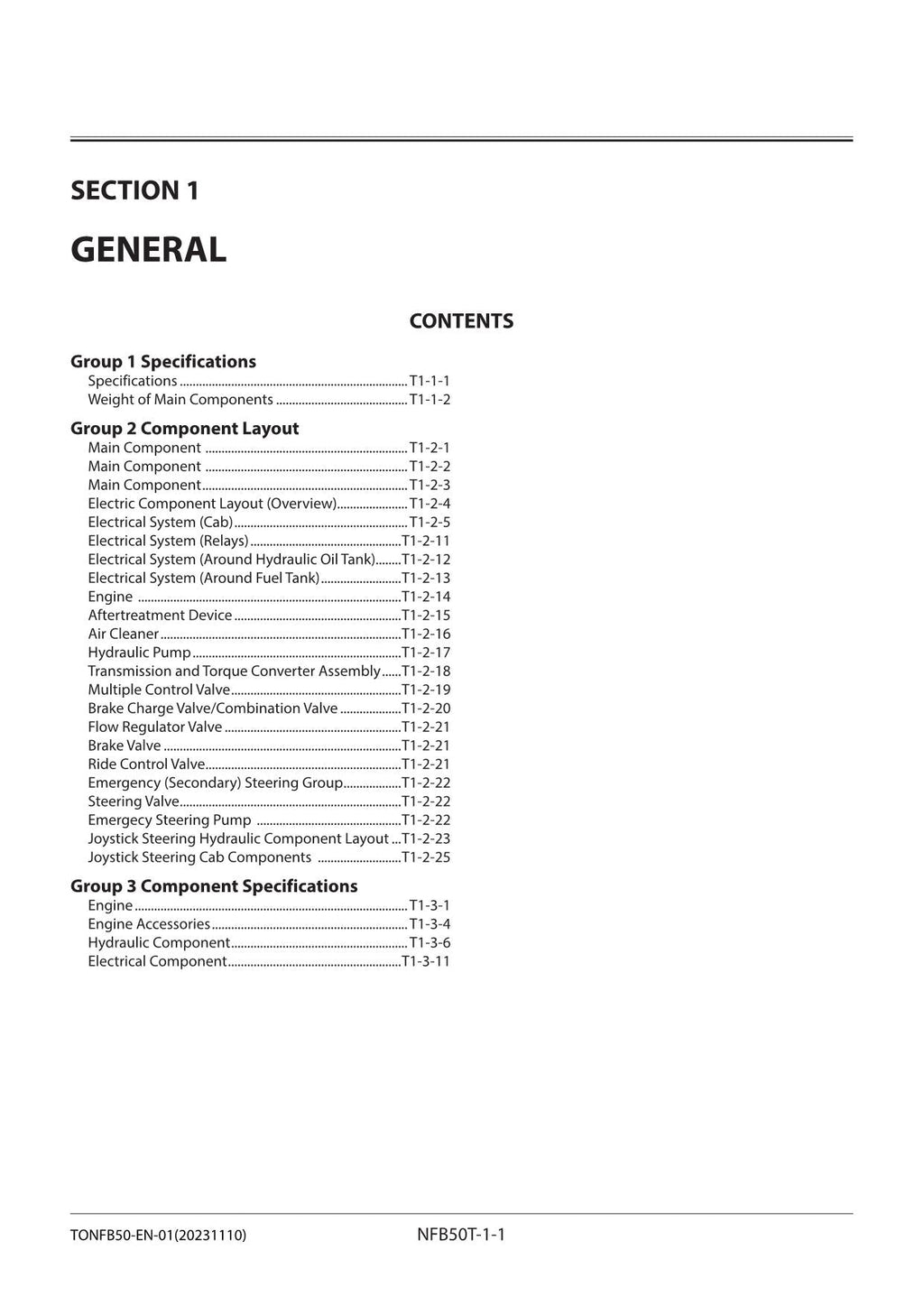 Hitachi ZW310-6 Wheel Loader Technical Manual Operational Principle
