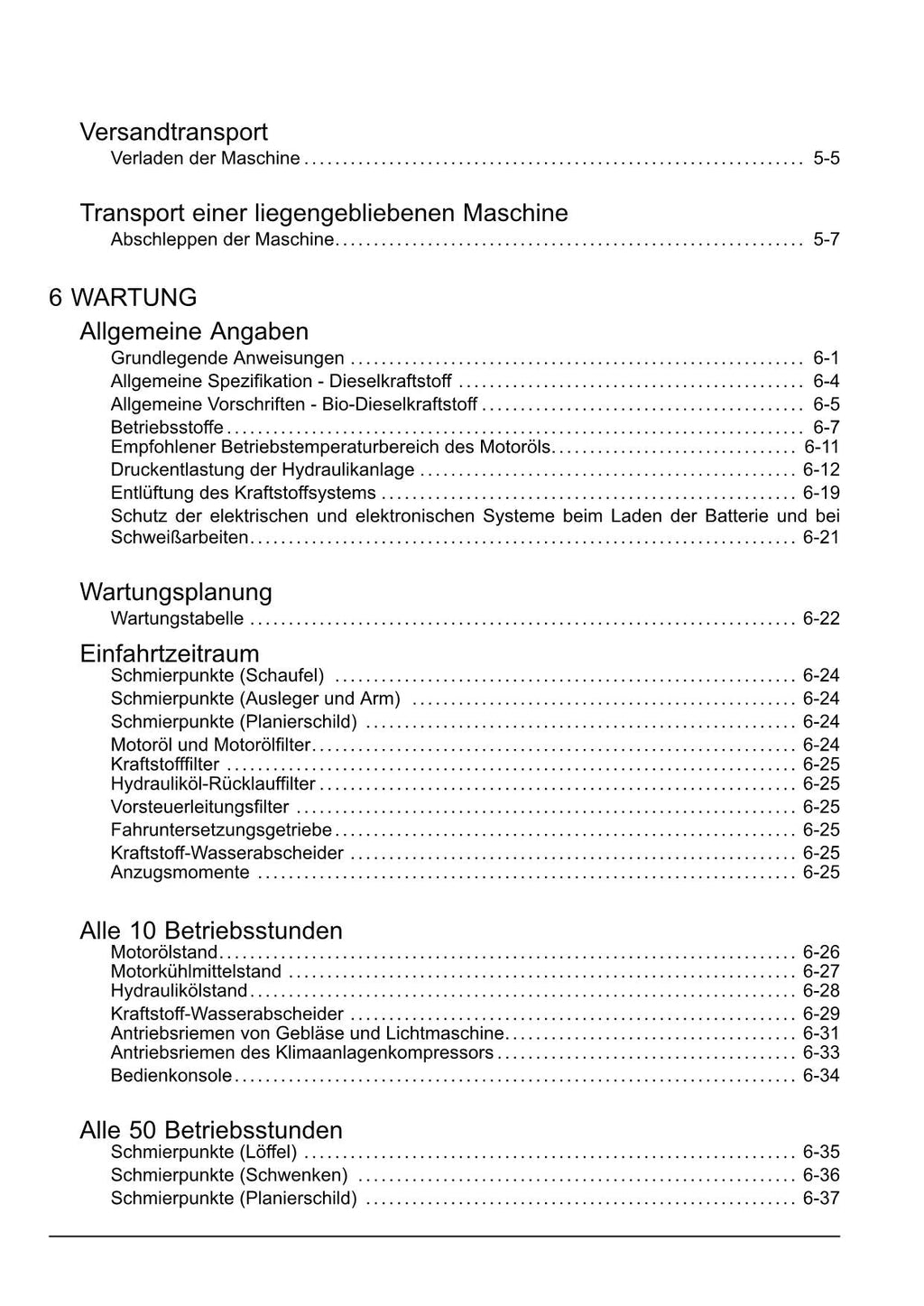 New Holland E60C Bagger Betriebsanleitung