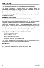 Manual del operador de mantenimiento y operación de manipuladores telescópicos JLG 3513 4013 4017 31200029
