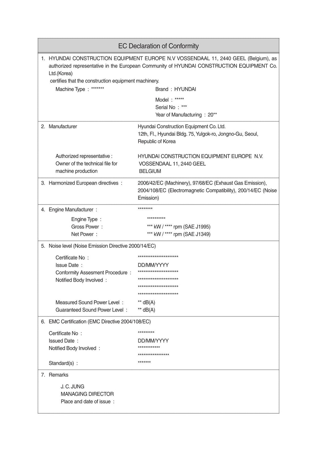 Hyundai R140W-9S WHEELED EXCAVATOR Operators Maintenance Manual