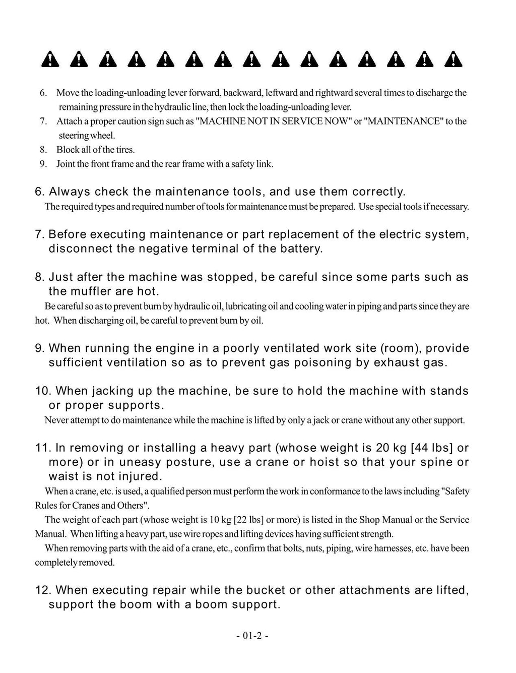 Hitachi LX110-7 LX130-7 LX160-7 LX190-7 LX230-7 Loader Workshop Manual SEND SN