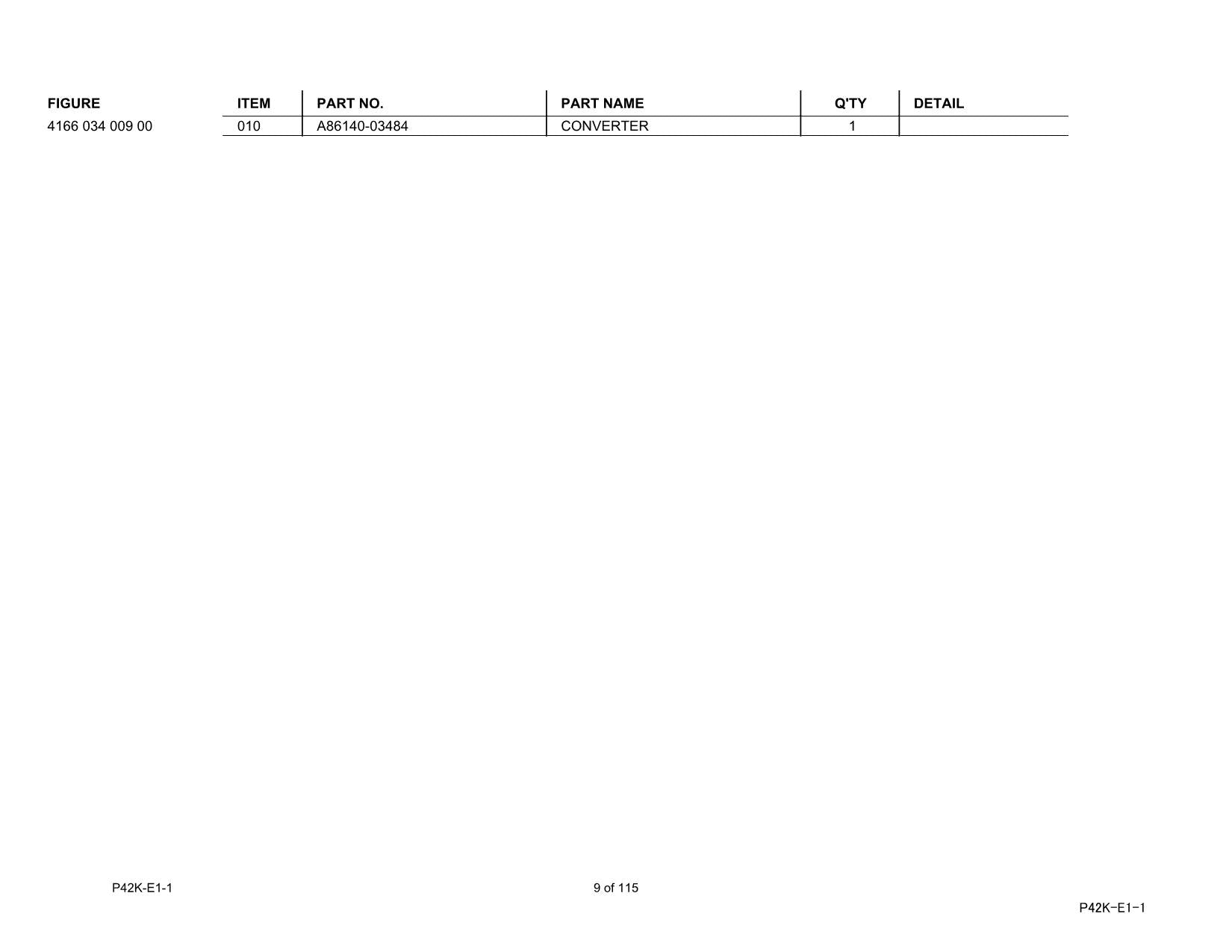 Hitachi LX210E LX210E-2 Wheel Loader Parts Catalog Manual