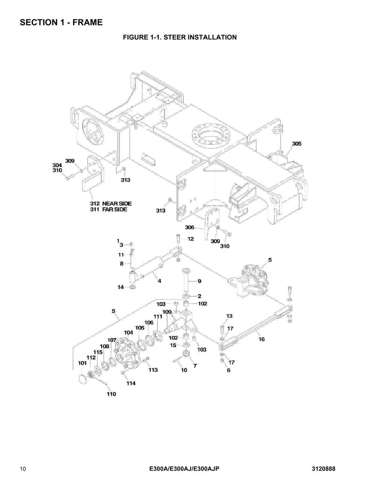 Manual del catálogo de piezas del elevador de pluma JLG E300A E300AJ E300AJP