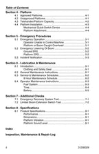 Manual del operador de mantenimiento y operación de manipuladores telescópicos JLG 3513 4013 4017 31200029