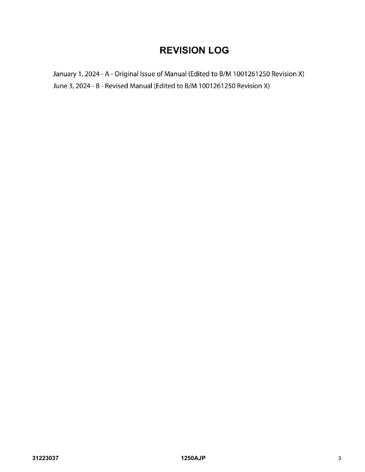 Manual del catálogo de piezas del elevador de pluma JLG 1250AJP 31223037