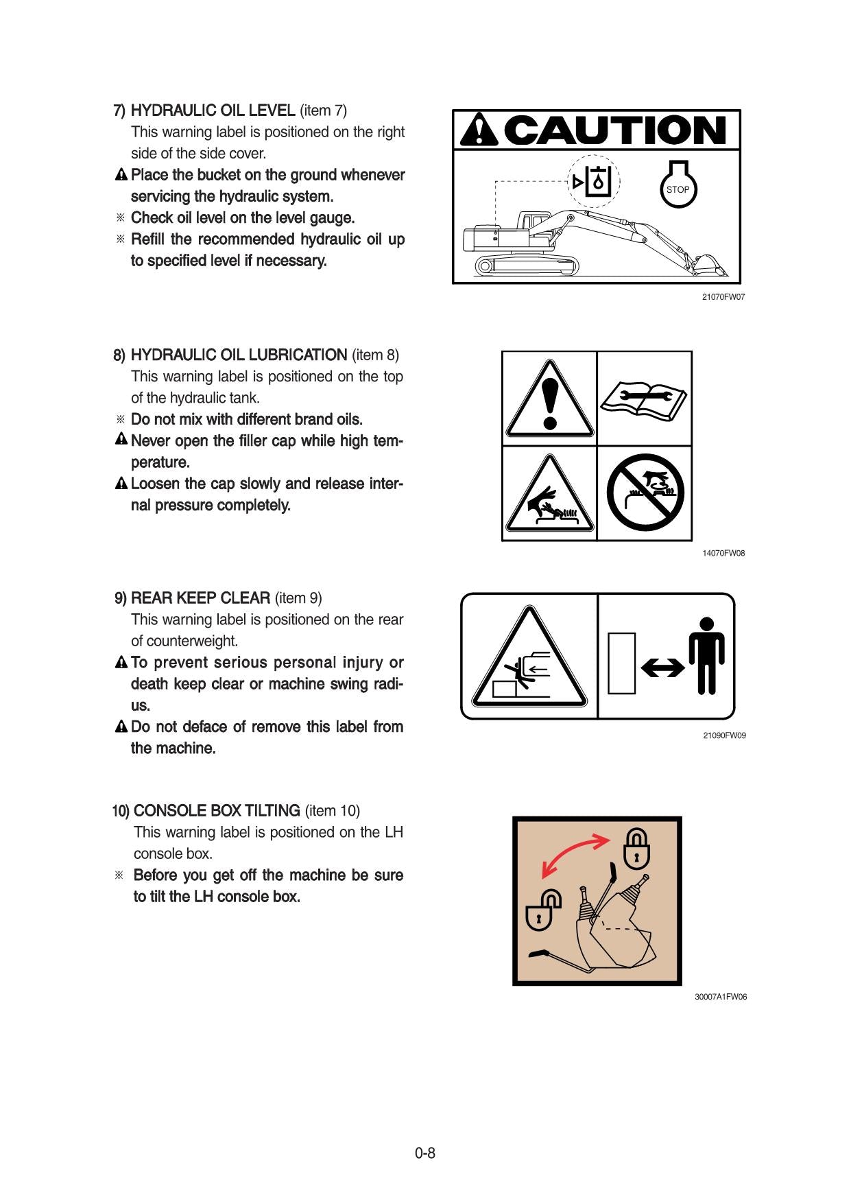 Hyundai R145CR-9A CRAWLER EXCAVATOR Operators Maintenance Manual