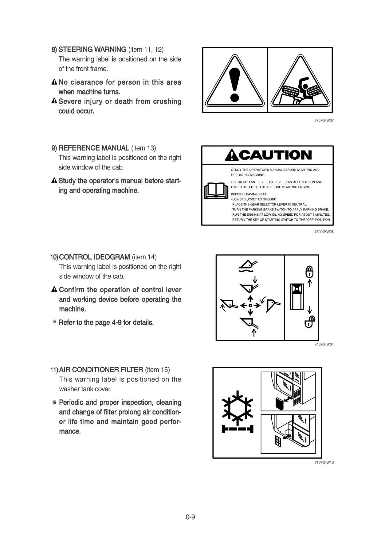 Hyundai HL740TM-9 WHEEL LOADER Operators Maintenance Manual