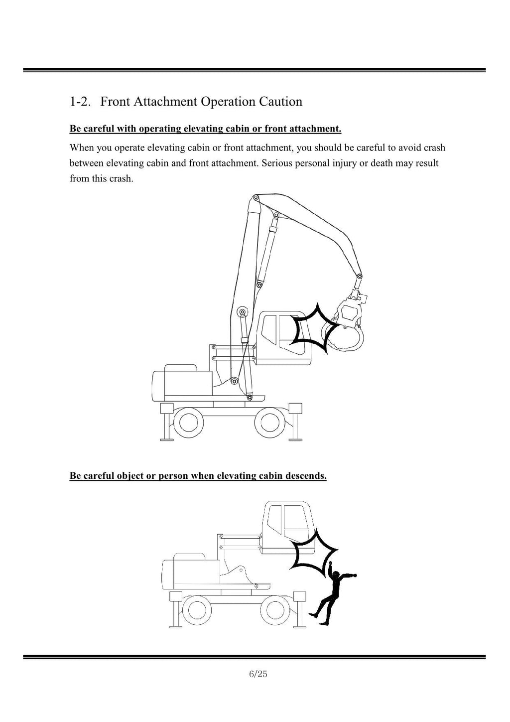 Hyundai HW250 MH WHEELED EXCAVATOR Operators Maintenance Manual