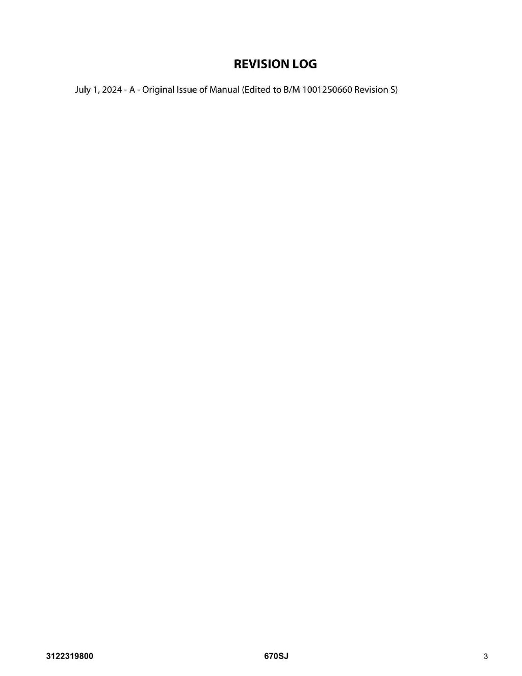 Manual del catálogo de piezas del elevador de pluma JLG 670SJ SL