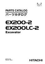 Manual del catálogo de piezas de la excavadora Hitachi EX220-2 EX220LC