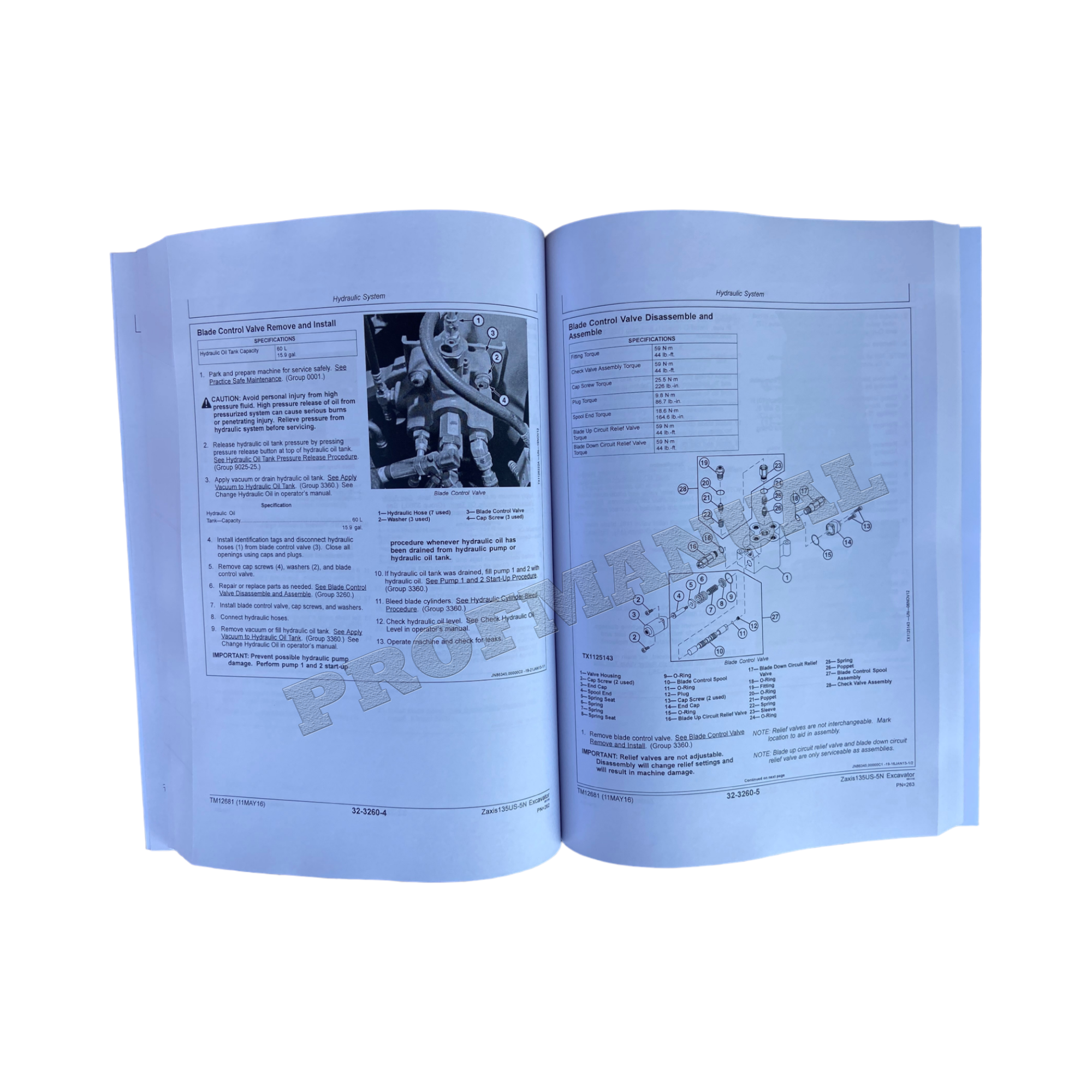 HITACHI ZAXIS 135US-5N EXCAVATOR REPAIR SERVICE MANUAL + !BONUS!