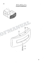 HITACHI EX120-5Z Lightweight FRONT CHINA Excavator Parts Catalog Manual