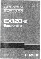 HITACHI EX120-2 Excavator Parts Catalog Manual SN 3001-